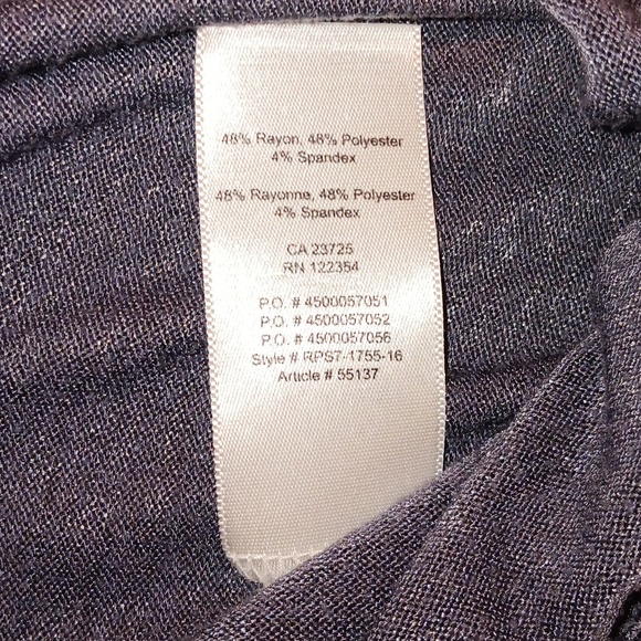 Wilfred Free Brauw raglan long sleeved top grey XS rayon blend - Picture 6 of 6